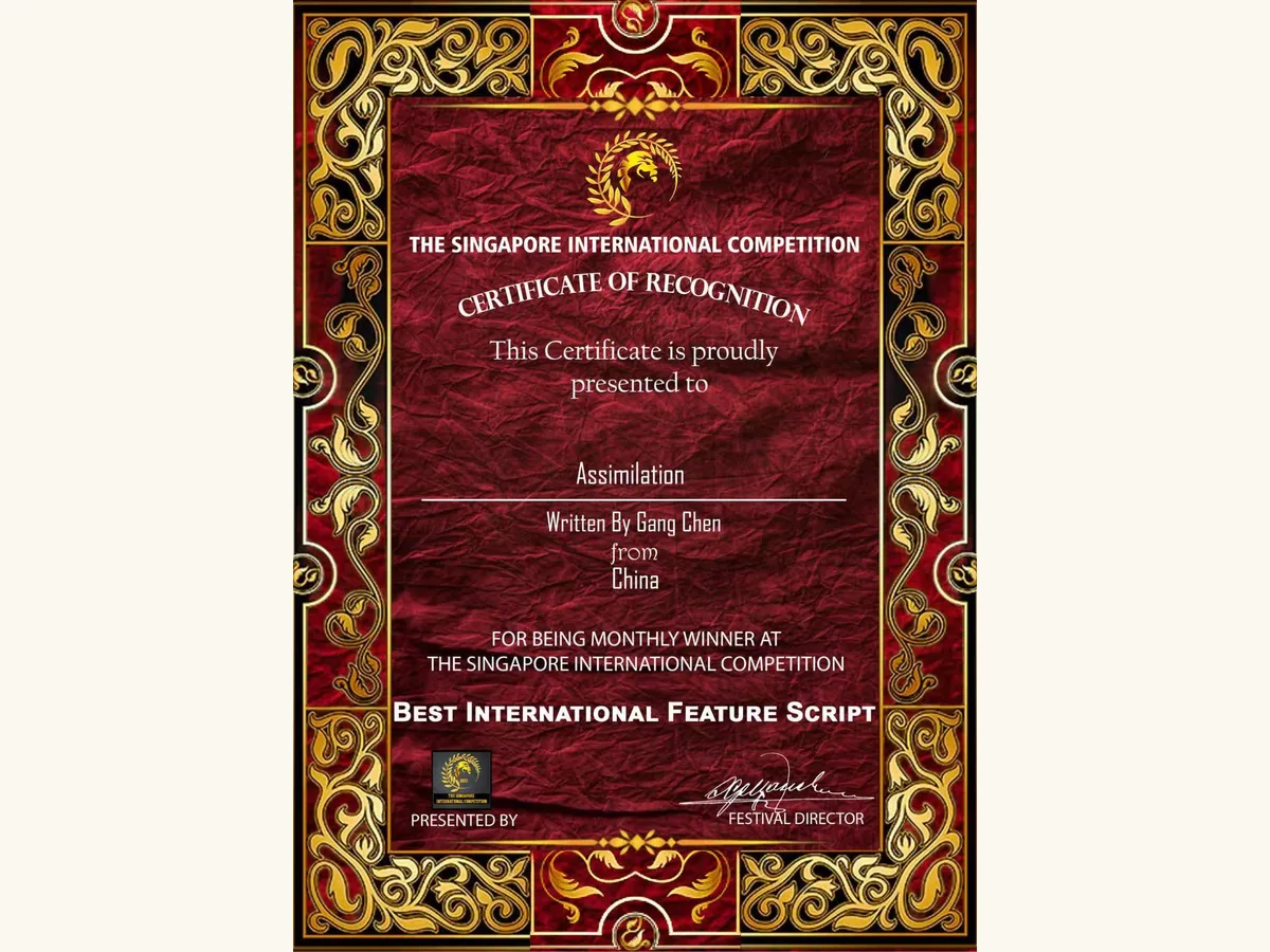Singapore International Competition Best International Feature Script recognition for Assimilation