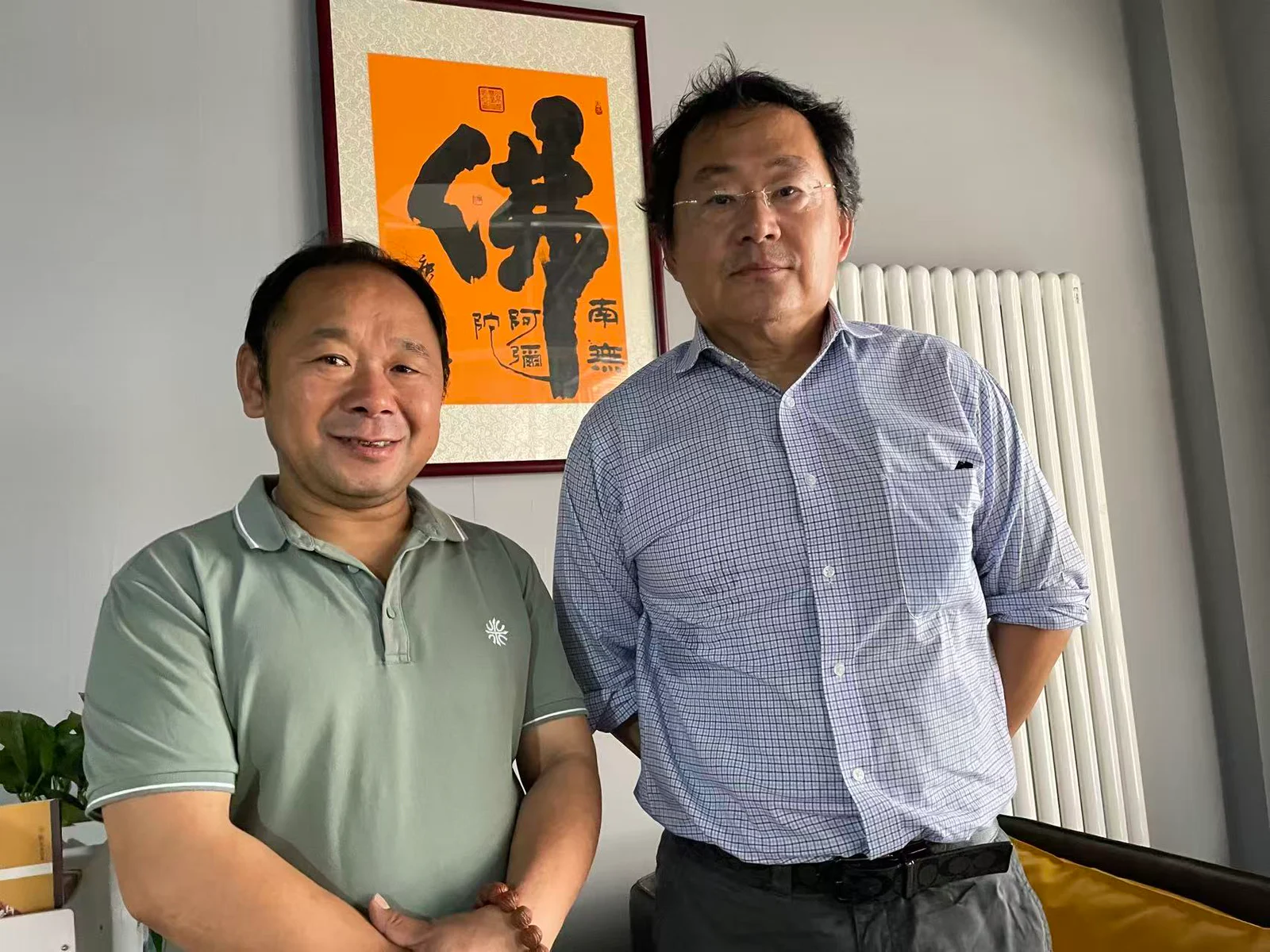 Han Sanming with Greg Chen